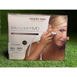 Trophy Skin MicrodermMD Professional Home Microdermabrasion Sys Facial Treatment